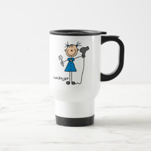Mug De Voyage Coiffeur Bonhomme Allumette