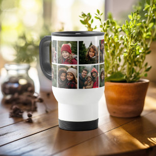 Mug De Voyage Collage de photos personnalisé avec des photos car