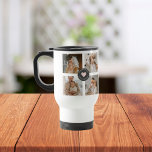 Mug De Voyage Collage moderne Cadeau photo de famille personnali<br><div class="desc">Collage moderne Cadeau photo de famille personnalisée</div>