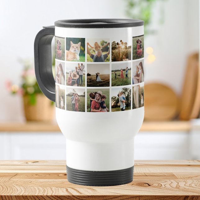 Mug De Voyage Collage photo moderne (Créateur téléchargé)