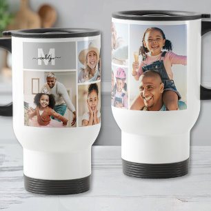 Mug De Voyage Collage photo simple monogramme image