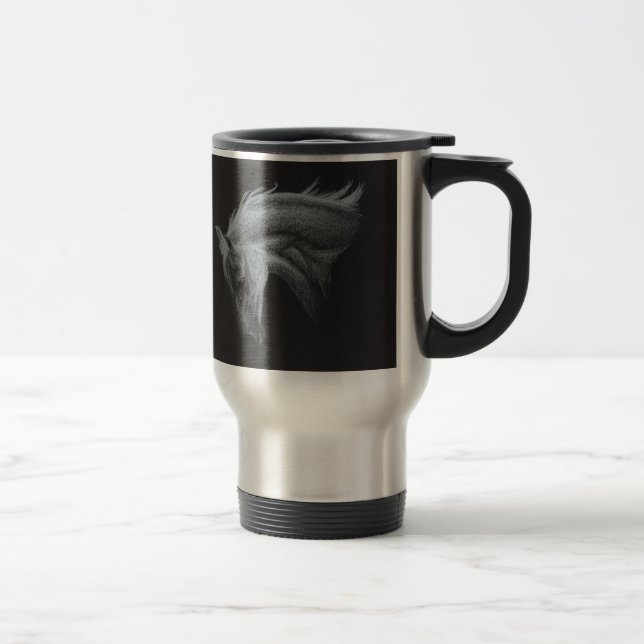Mug De Voyage Collection de cheval de fantôme (Droit)