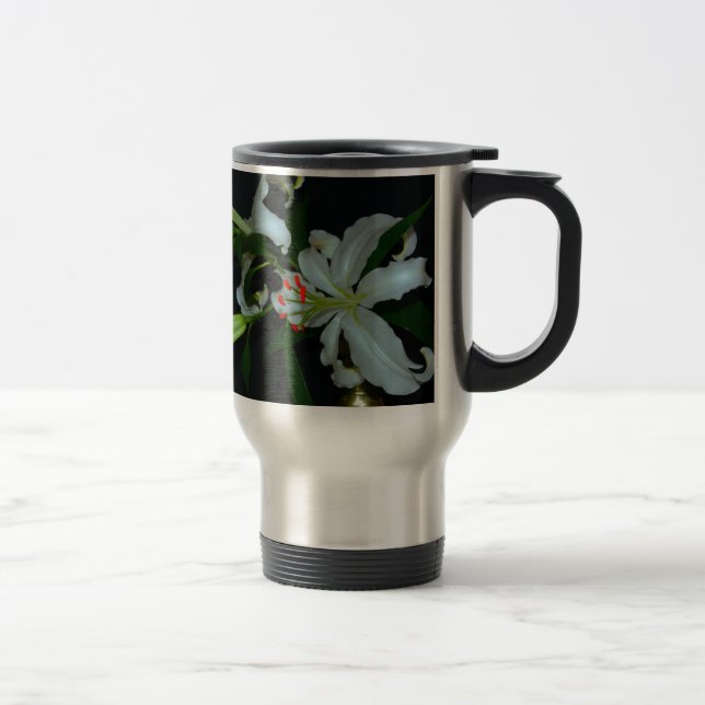 Mug De Voyage Collection Irlandaise de laiton et de fleurs (Droit)