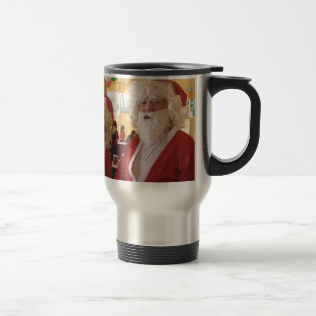 Mug De Voyage Collection Père Noël élégante. (Droit)