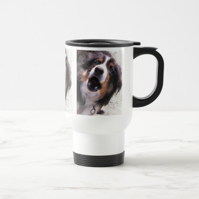MUG DE VOYAGE COLLIE FRONTALIÈRE (Droite)