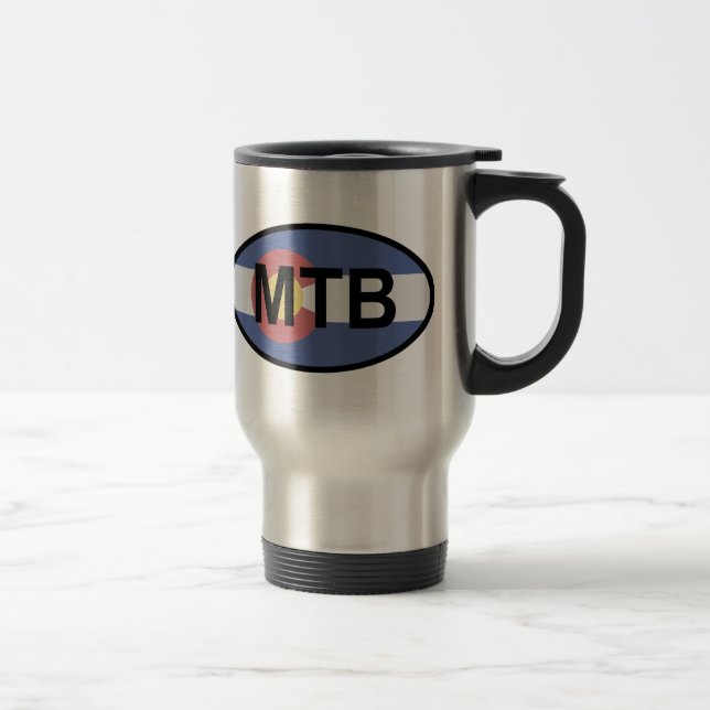 Mug De Voyage Colorado Drapeau VTT (Droit)