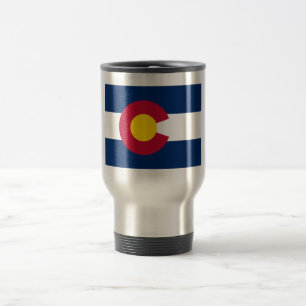 Mug De Voyage Colorado : le drapeau du centième État américain