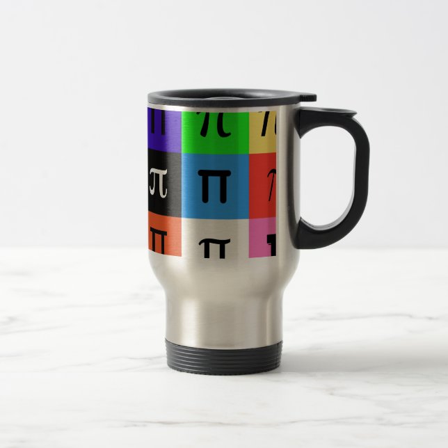 Mug De Voyage colorblock happy pi day (Droit)