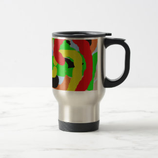 Mug De Voyage coloré 8886 art abstrait