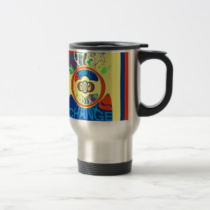 Mug De Voyage Colorful USA Change : A Festive Design Art Print