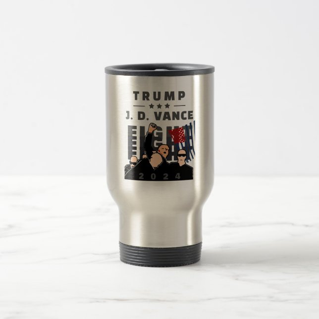 MUG DE VOYAGE COMBAT COMBAT COMBAT TRUMP VANCE 2024 (Centre)