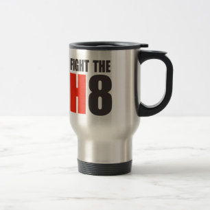 MUG DE VOYAGE COMBATTEZ LE H8