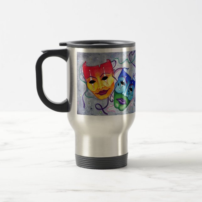 Mug De Voyage Comédie et tragédie (Gauche)