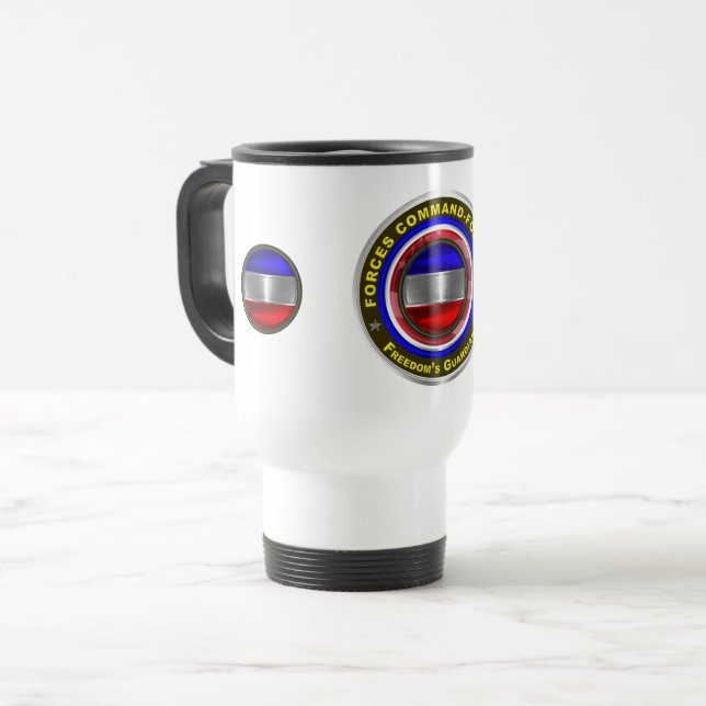 Mug De Voyage Commandement des forces de l'armée FORSCOM   (Devant gauche)