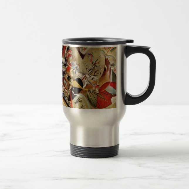Mug De Voyage Composition Abstraite de Kandinsky (Droit)