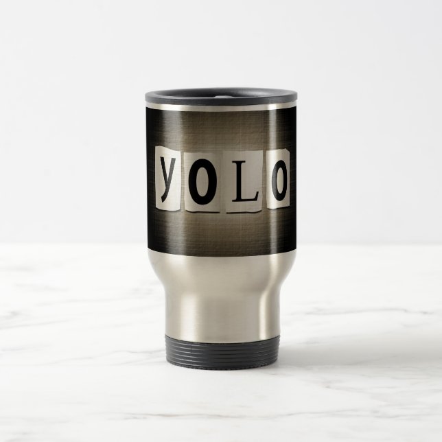 Mug De Voyage Concept de YOLO (Centre)