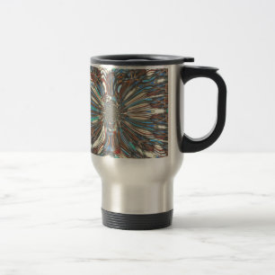 Mug De Voyage Conception Abstraite Optique d'Art Pop Urbain Afri