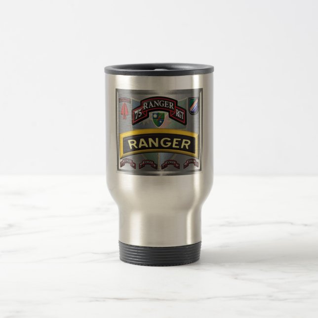 Mug De Voyage Conception améliorée 75e régiment de Rangers sans  (Centre)