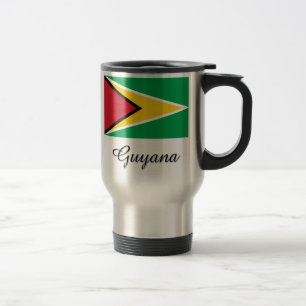 Mug De Voyage Conception de drapeau de la Guyane