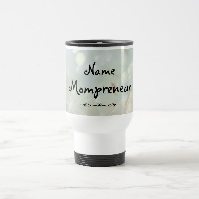 Mug De Voyage Conception de l'entrepreneur (Centre)