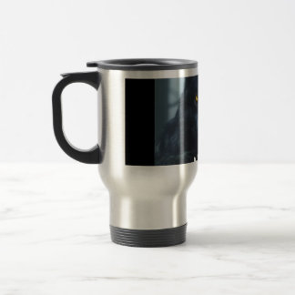 Mug De Voyage conception de loup solitaire