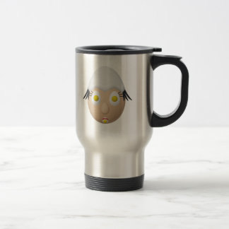 Mug De Voyage Conception de personnage d'œuf fantaisiste RG & RA
