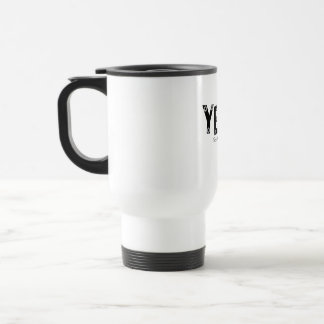 Mug De Voyage Conception de puces grises gras YEET en gras