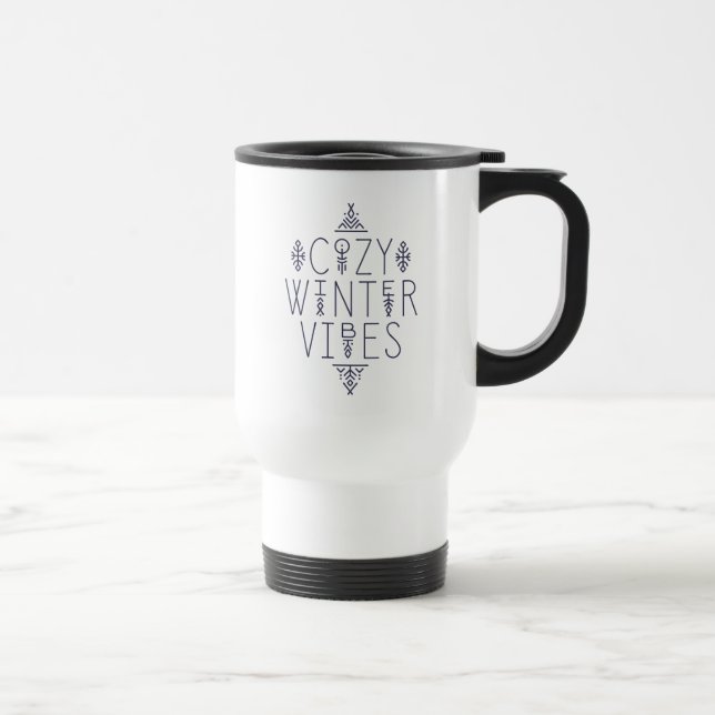 Mug De Voyage Conception de vidéos d'hiver (Droite)