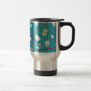 Mug De Voyage Conception dentaire d'outils de profession