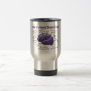 Mug De Voyage Conception drôle de cerveau de directeur des