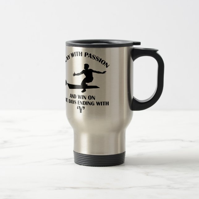 Mug De Voyage conception fraîche de bowling (Droit)