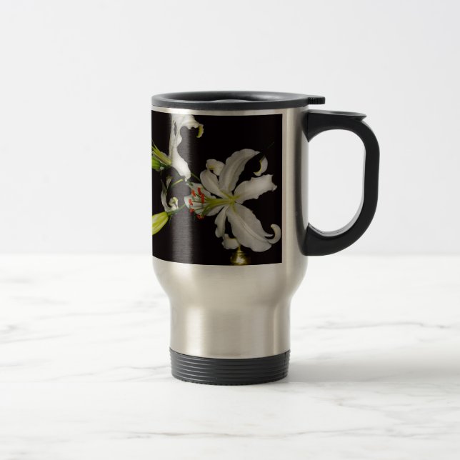 Mug De Voyage Conception Irlandaise - Collection Laiton et Fleur (Droit)