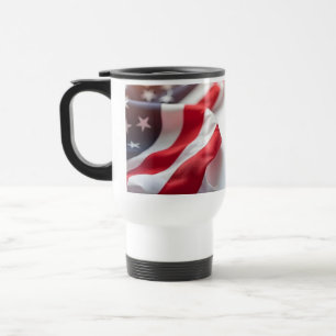 Mug De Voyage Conception patriotique de la fête de l'Indépendanc