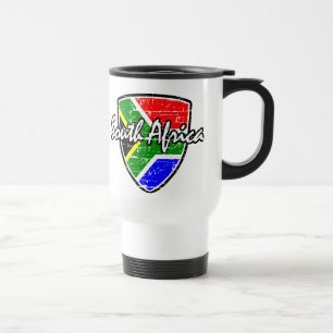 Mug De Voyage Conception sud-africaine de drapeau