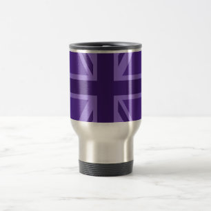 Mug De Voyage Conception Union Jack violette