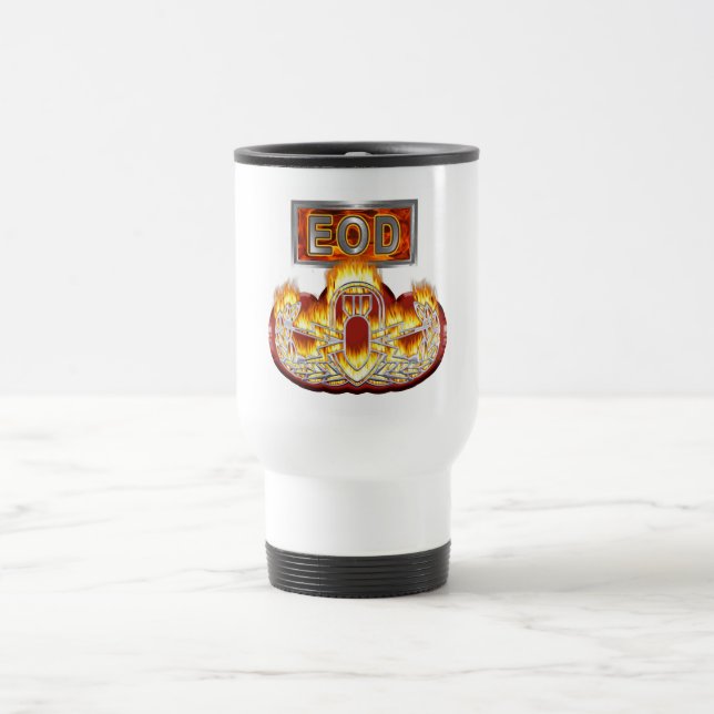 Mug De Voyage Conception Unique de la Commémoration EOD (Centre)