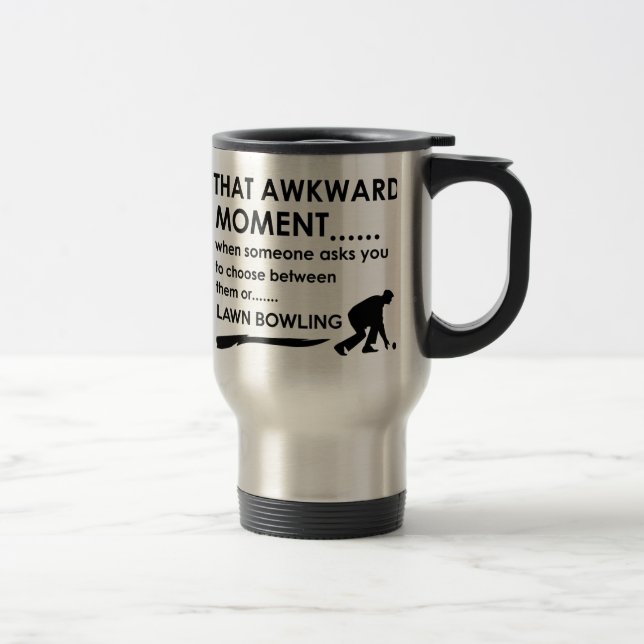 Mug De Voyage Conceptions fraîches de cuvette de pelouse (Droit)