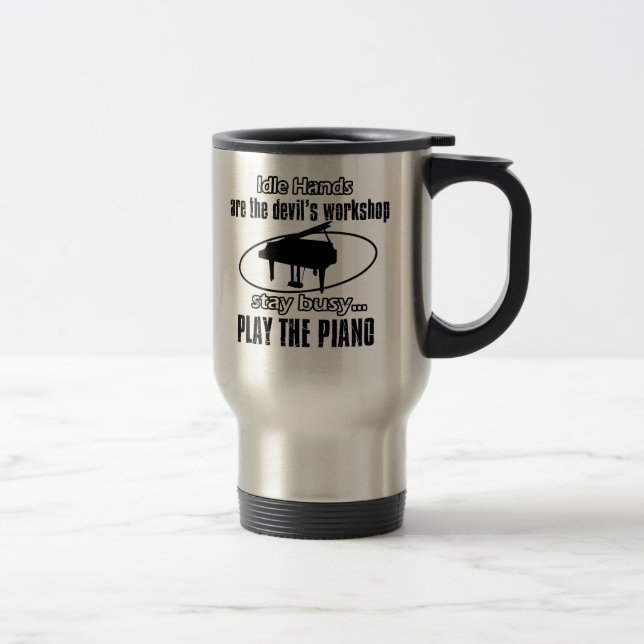 Mug De Voyage Conceptions fraîches de piano (Droit)