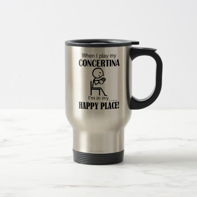 Mug De Voyage Concertina Happy Place (Droit)
