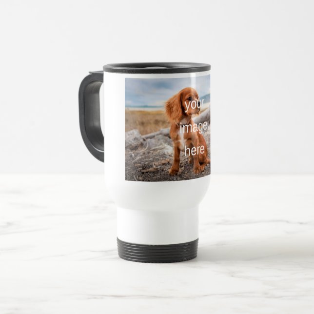 MUG DE VOYAGE CONCEVEZ VOTRE PROPRE (Devant gauche)