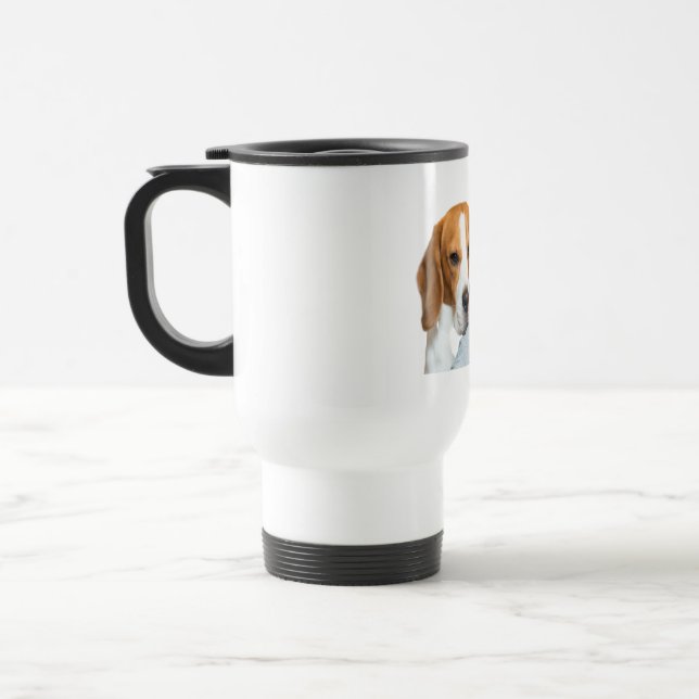 Mug De Voyage Concevez votre propre bébé et animal de compagnie  (Gauche)