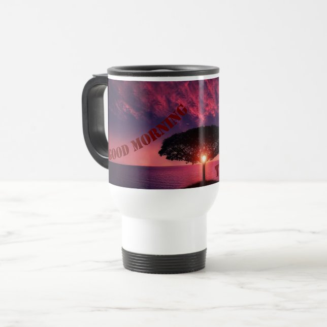 Mug De Voyage Concevoir des cafés (Devant gauche)