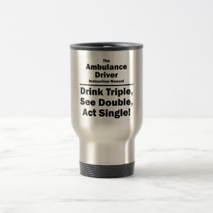 Mug De Voyage conducteur d'ambulance