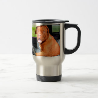 Mug De Voyage Conduisez à la joie dog dogue de bordeaux de paix