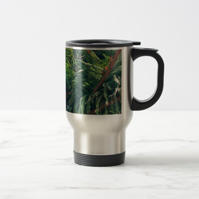 Mug De Voyage conifère à feuillage persistant de pin (Droit)
