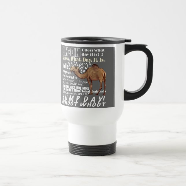Mug De Voyage Conjecture de chameau quel jour (Droite)