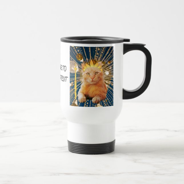 Mug De Voyage Connecticut Crowned Cat Companion (Droite)