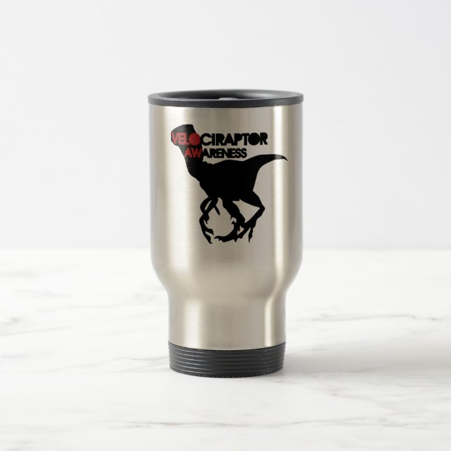 Mug De Voyage conscience du vélocirapeur (Centre)