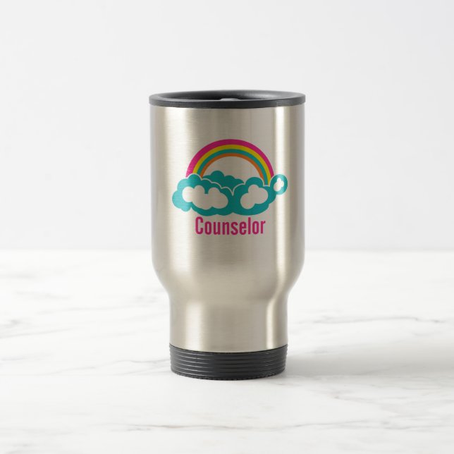Mug De Voyage Conseiller Arc-en-ciel Cloud (Centre)