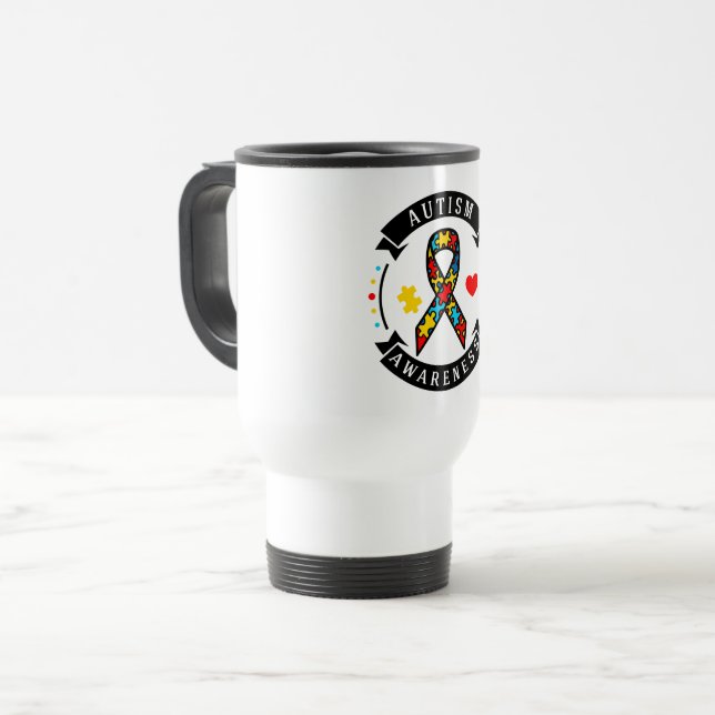 Mug De Voyage Conserver ou concevoir votre propre : -) Voyage /  (Devant gauche)